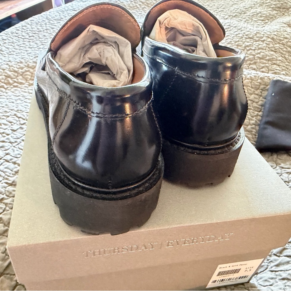 Thursday Boot Company Penny Platform Lug Sole Women’s Loafers - Picture 8 of 9